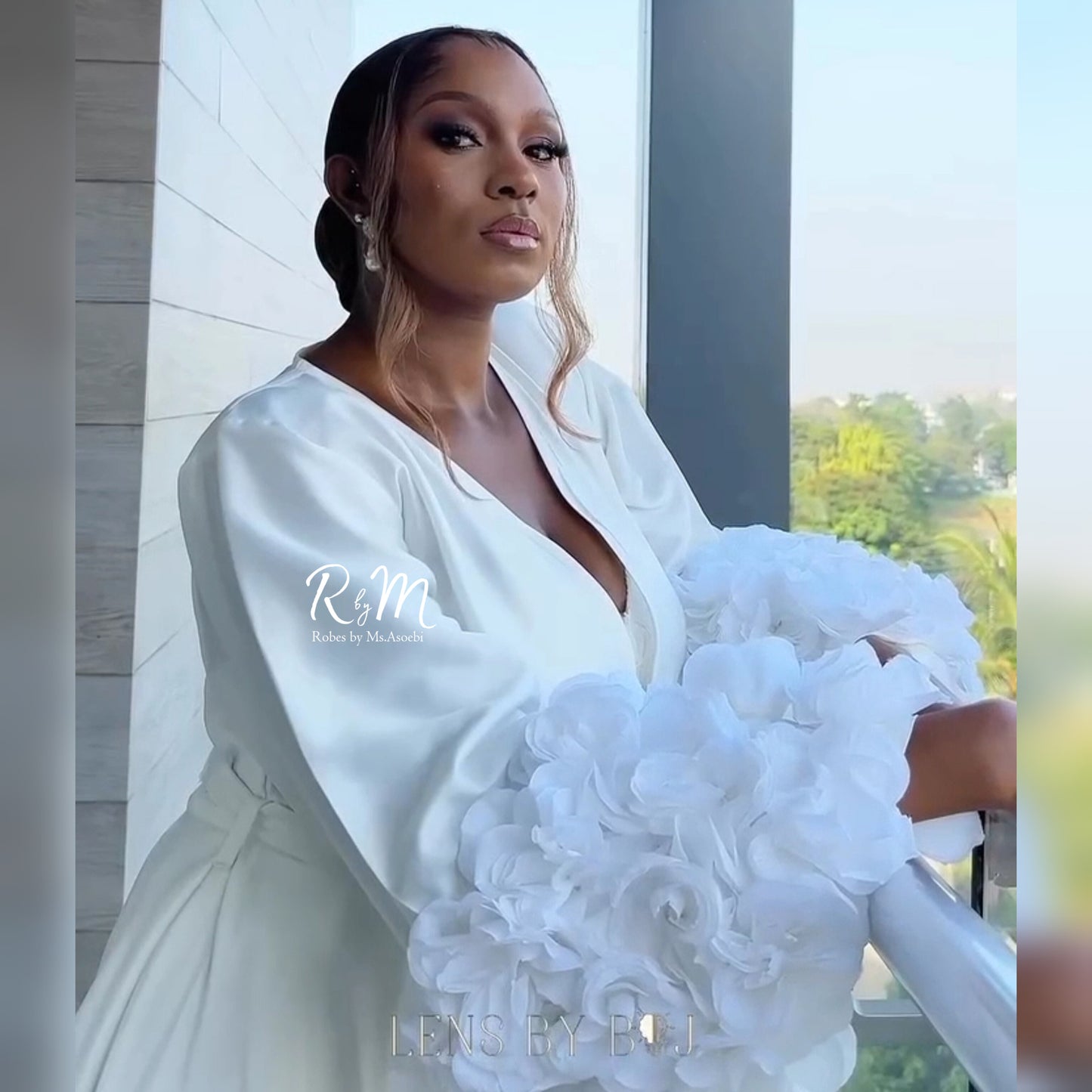 Rose Bridal Robe