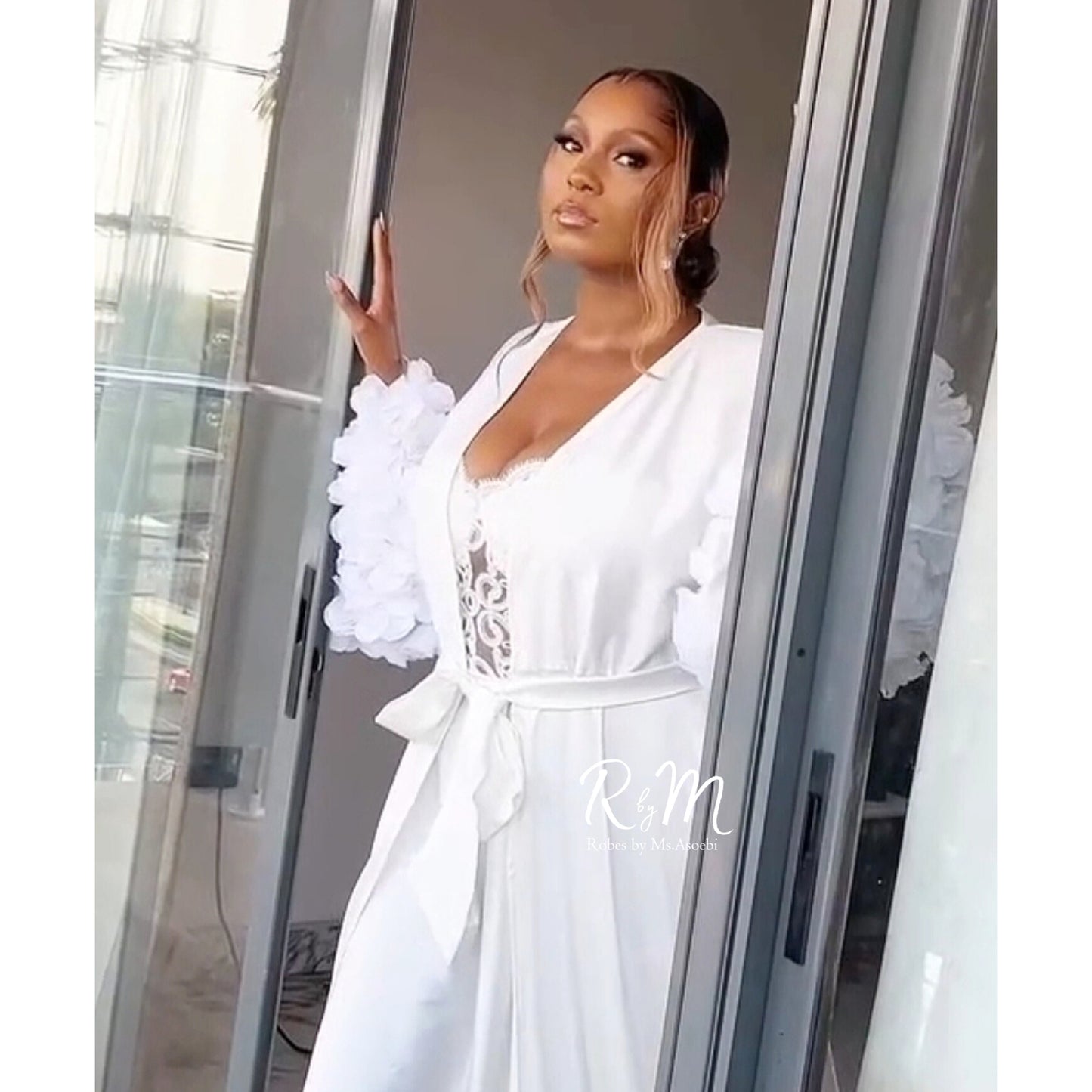 Rose Bridal Robe