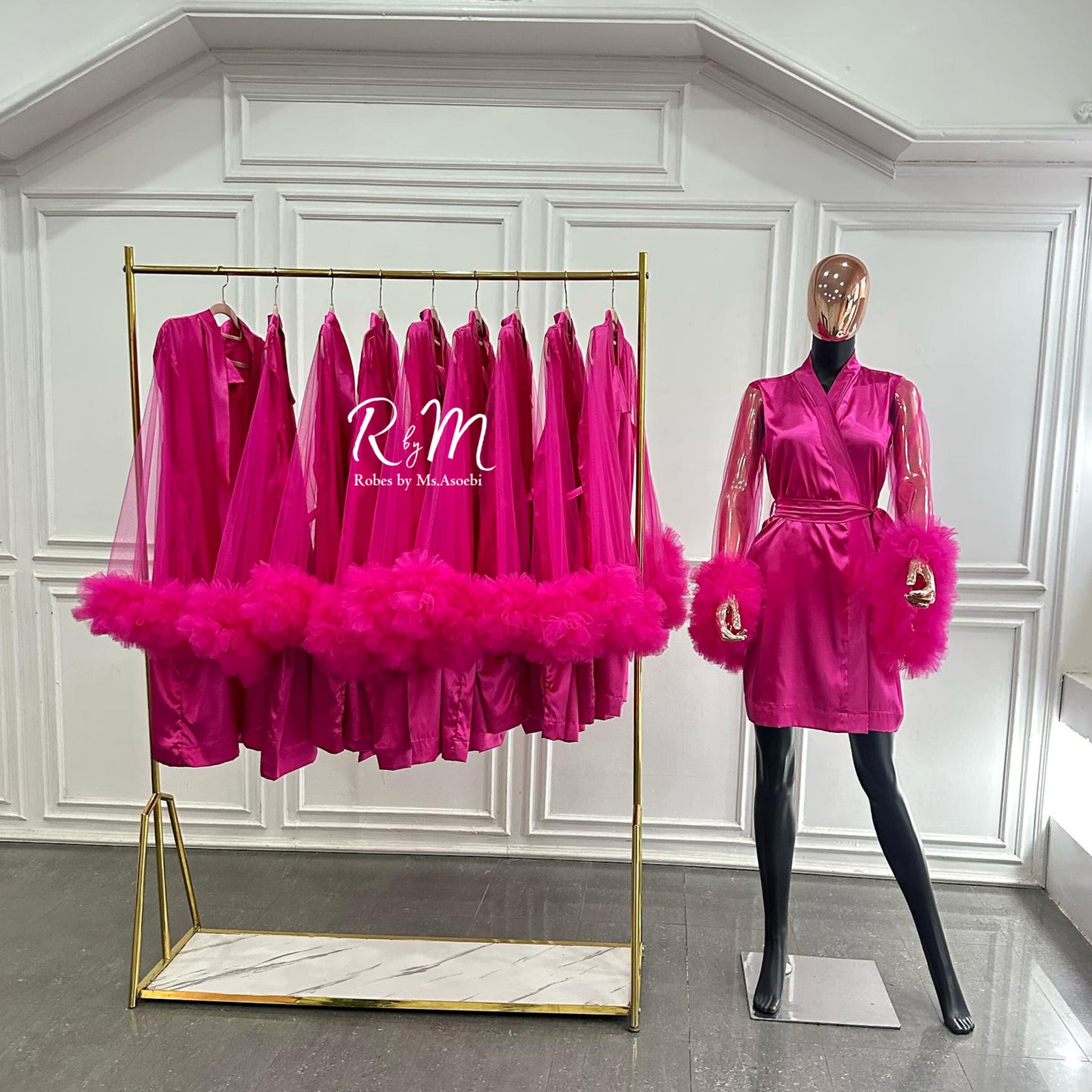 Rosa (short length) Bridesmaids Robe