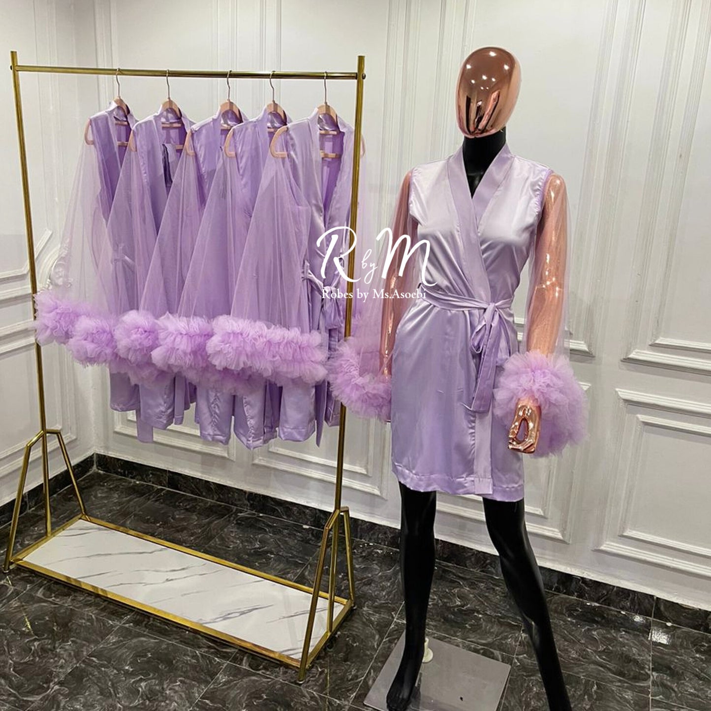 Rosa (short length) Bridesmaids Robe