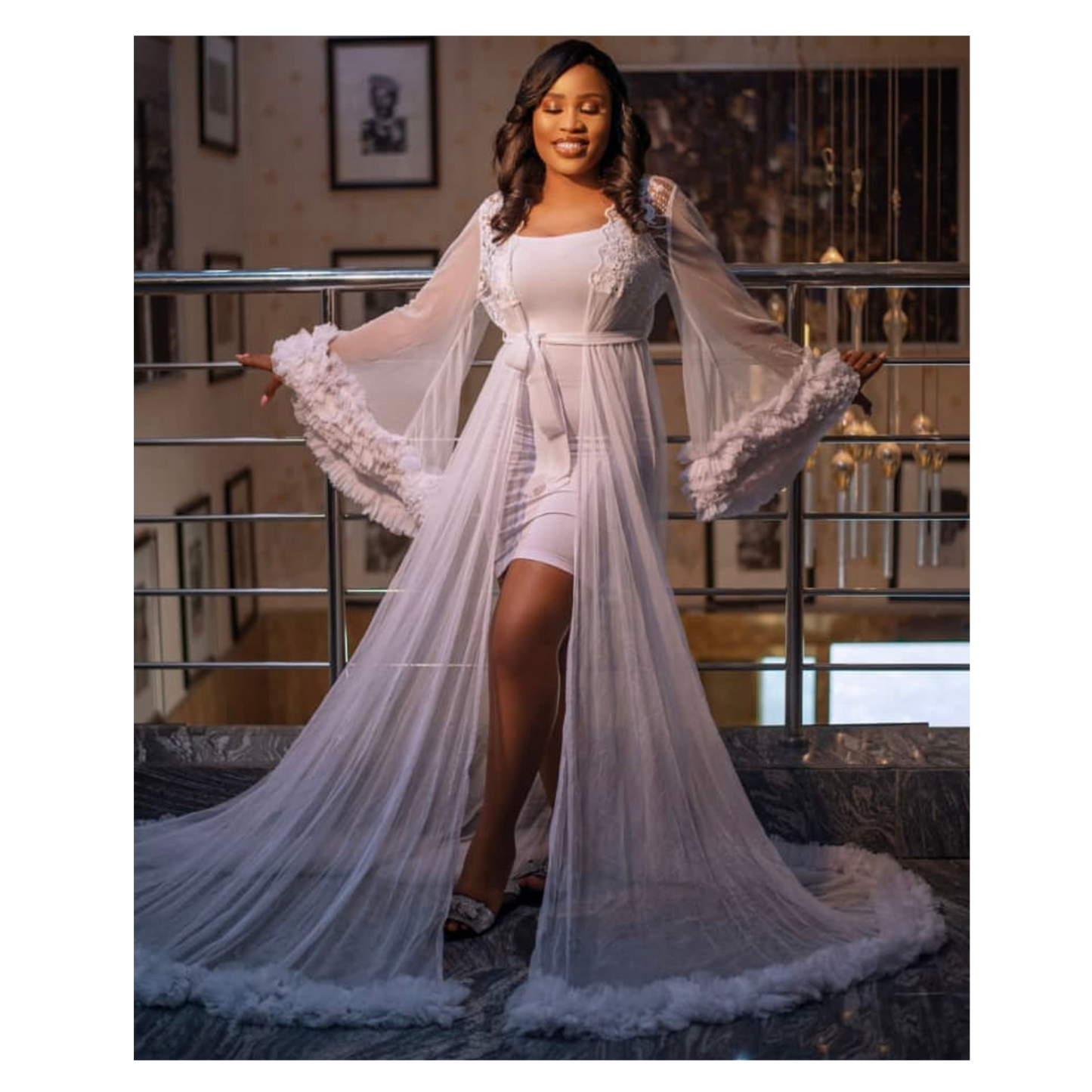 Aisha Bridal robe