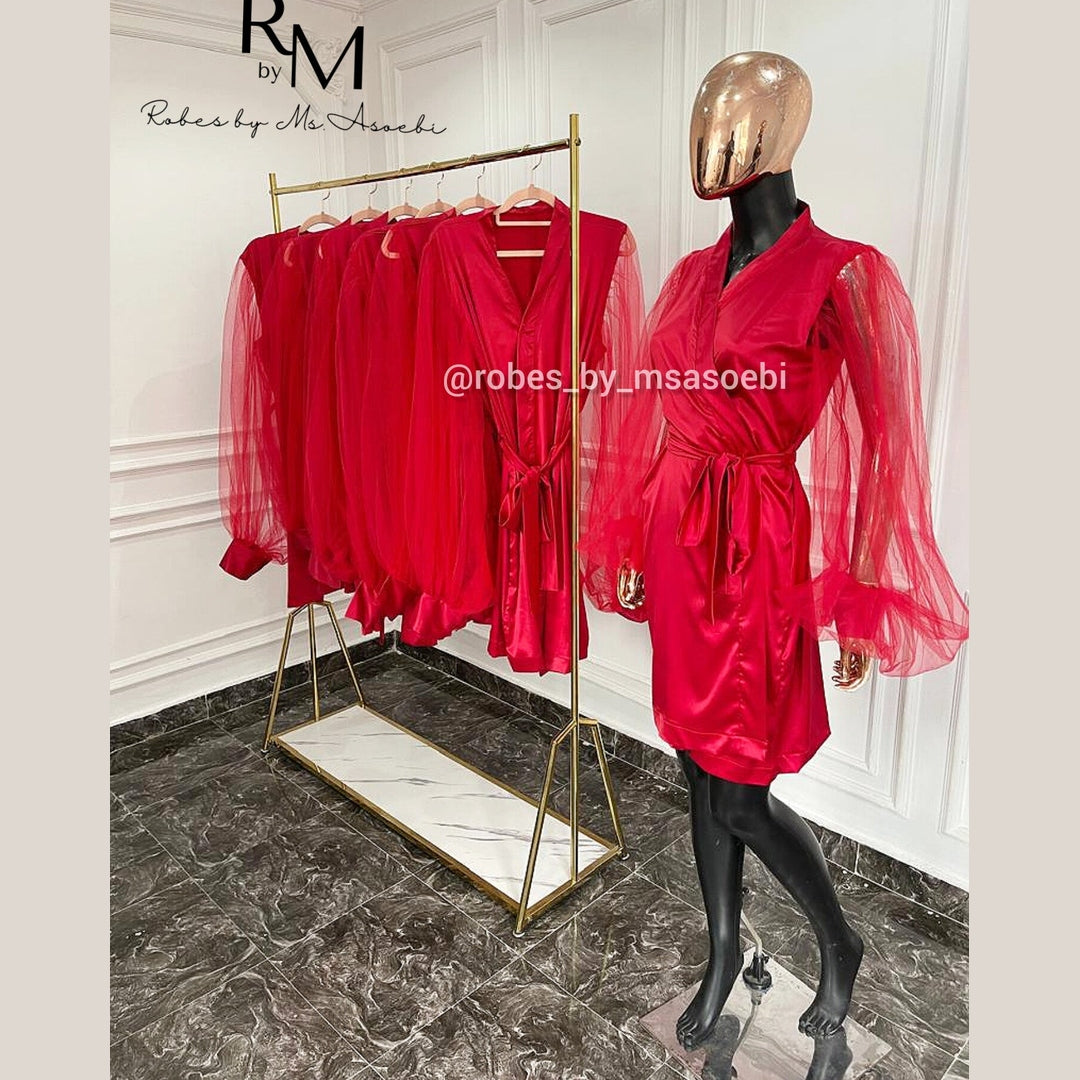 Kelly Bridesmaids Robe – Robes by Msasoebi