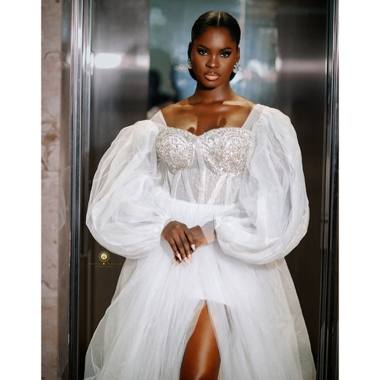 Ebony Bridal robe