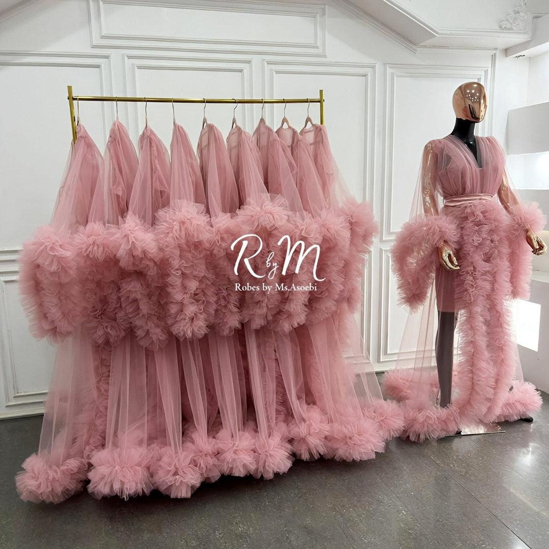 Corlis Robe Rochelle Bridesmaids robe – Robes by Msasoebi