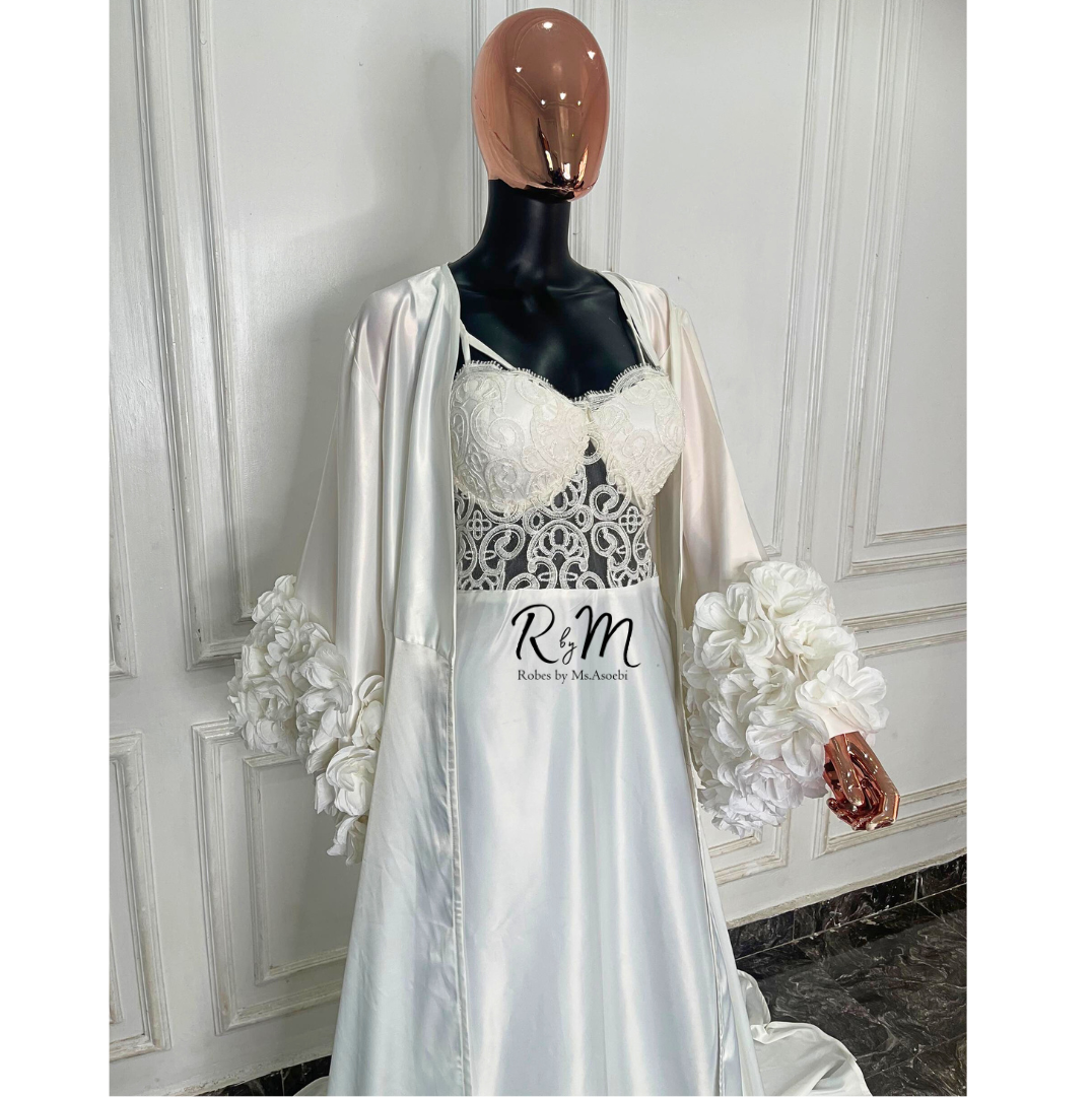 Rose Bridal Robe